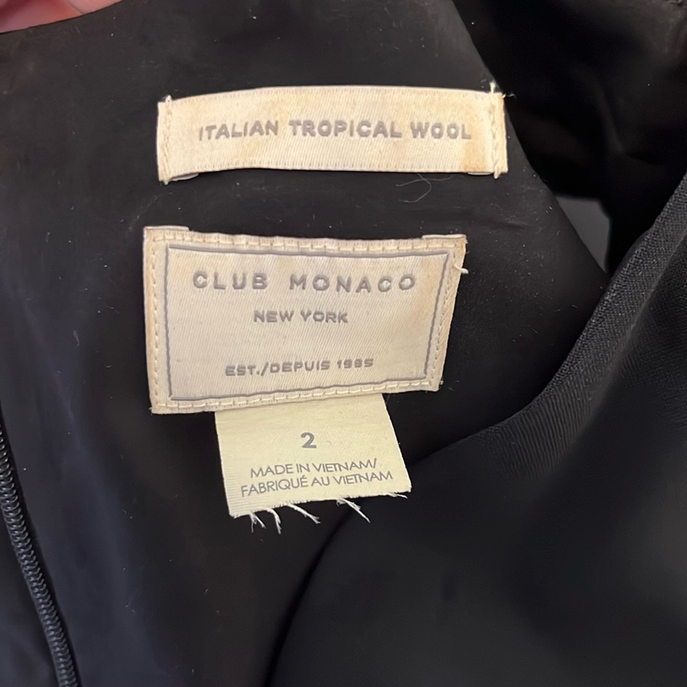 Club Monaco Italian Wool Jumpsuit - Picture 5 of 5